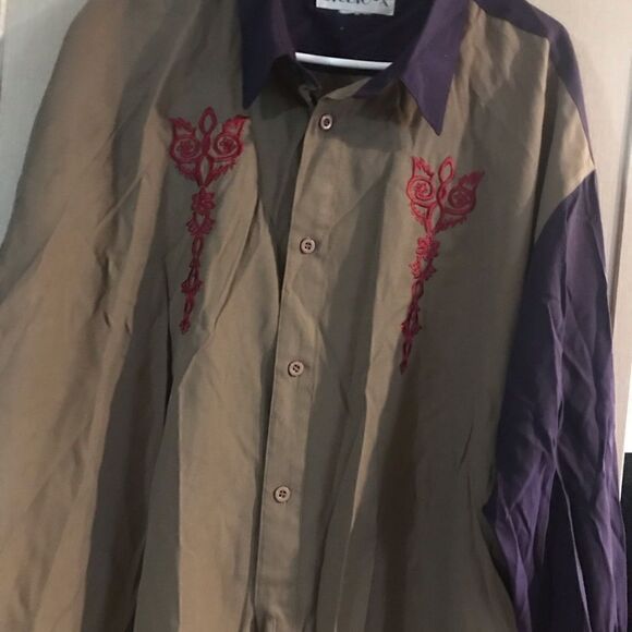 Studio X Men's Long Sleeve Shirt 3X - Picture 2 of 11